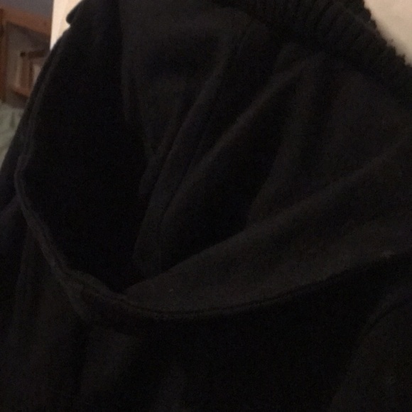 Heavy Calvin Klein designer zip up jacket with olive inner lining and hood - Picture 11 of 12